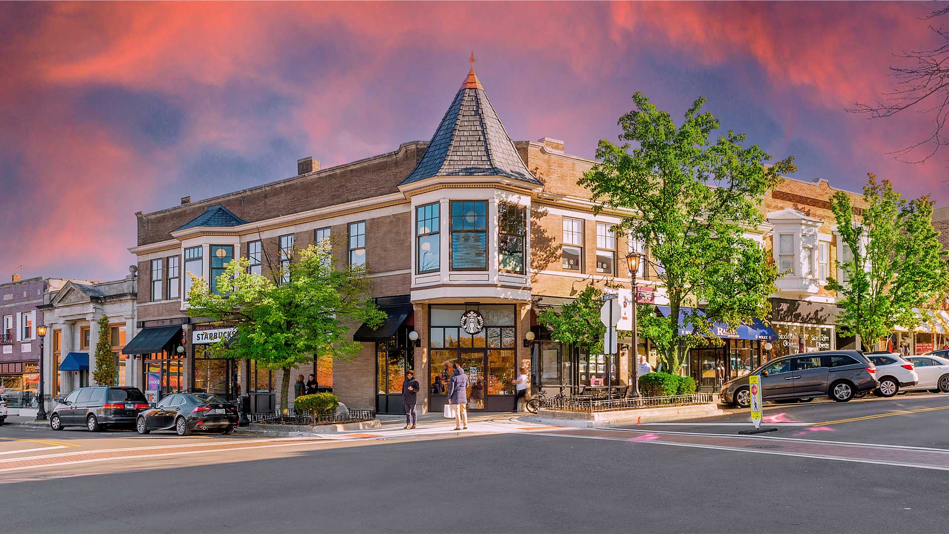 hinsdale illinois business district 01 1920