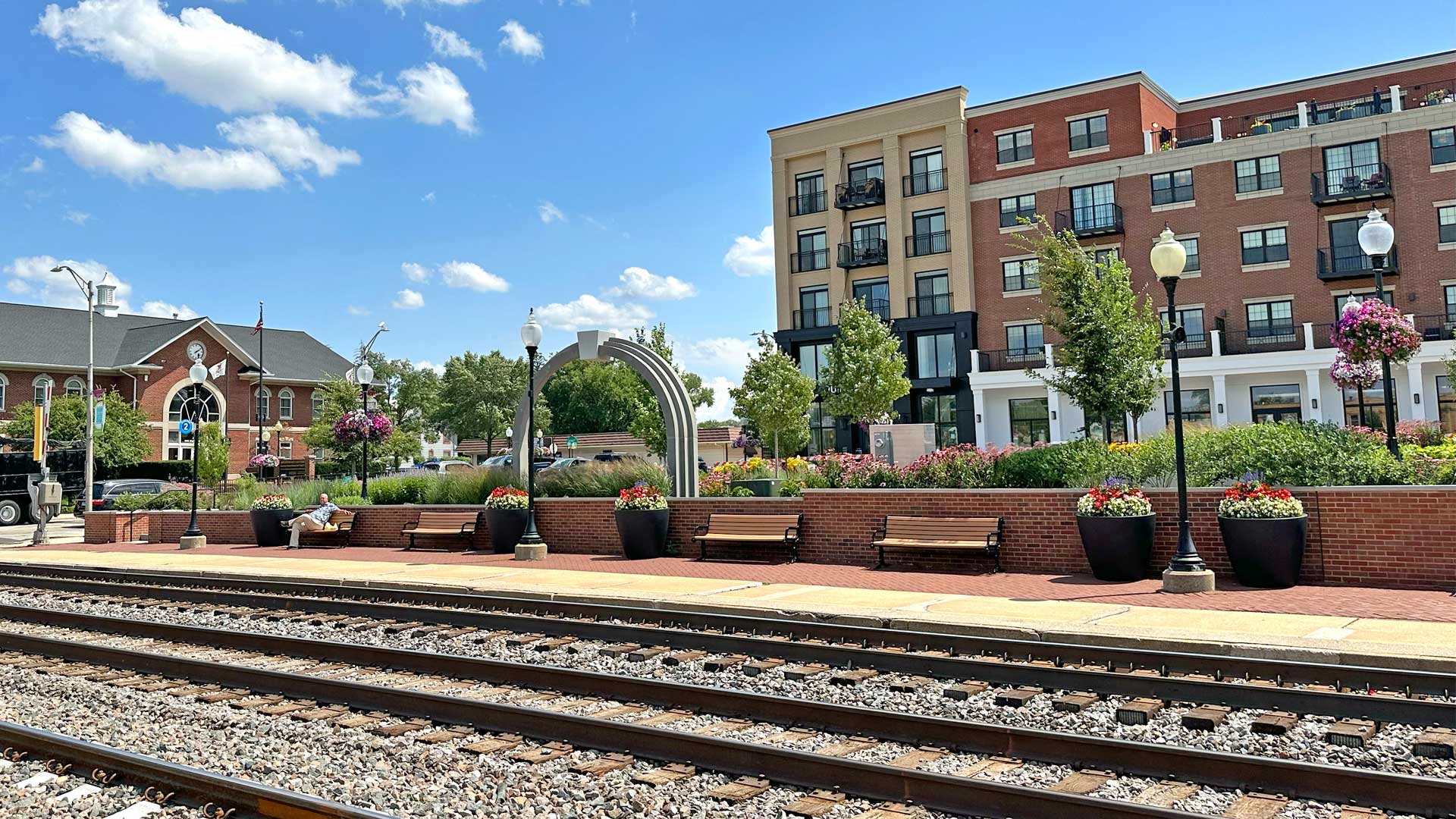 Westmont Illinois Train Station